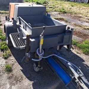 foto anhydrit beton pompa przyczepa Putzmeister SP11 (platniczki)